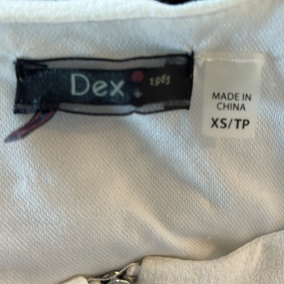 Dex white skater dress size xs item 05-15 - Picture 9 of 10